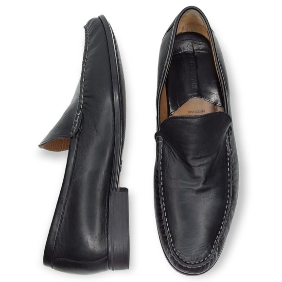Johnston & Murphy Signature Series Mens Black Leather Loafers Size 13M Men main image 4